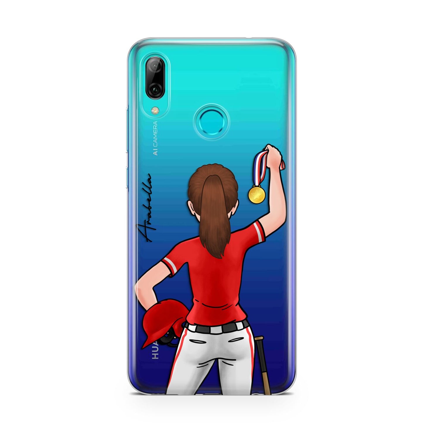 Sports Girl Personalised Huawei P Smart 2019 Case