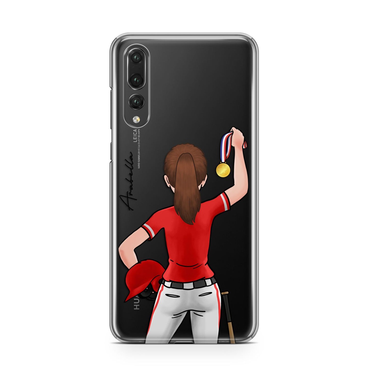 Sports Girl Personalised Huawei P20 Pro Phone Case