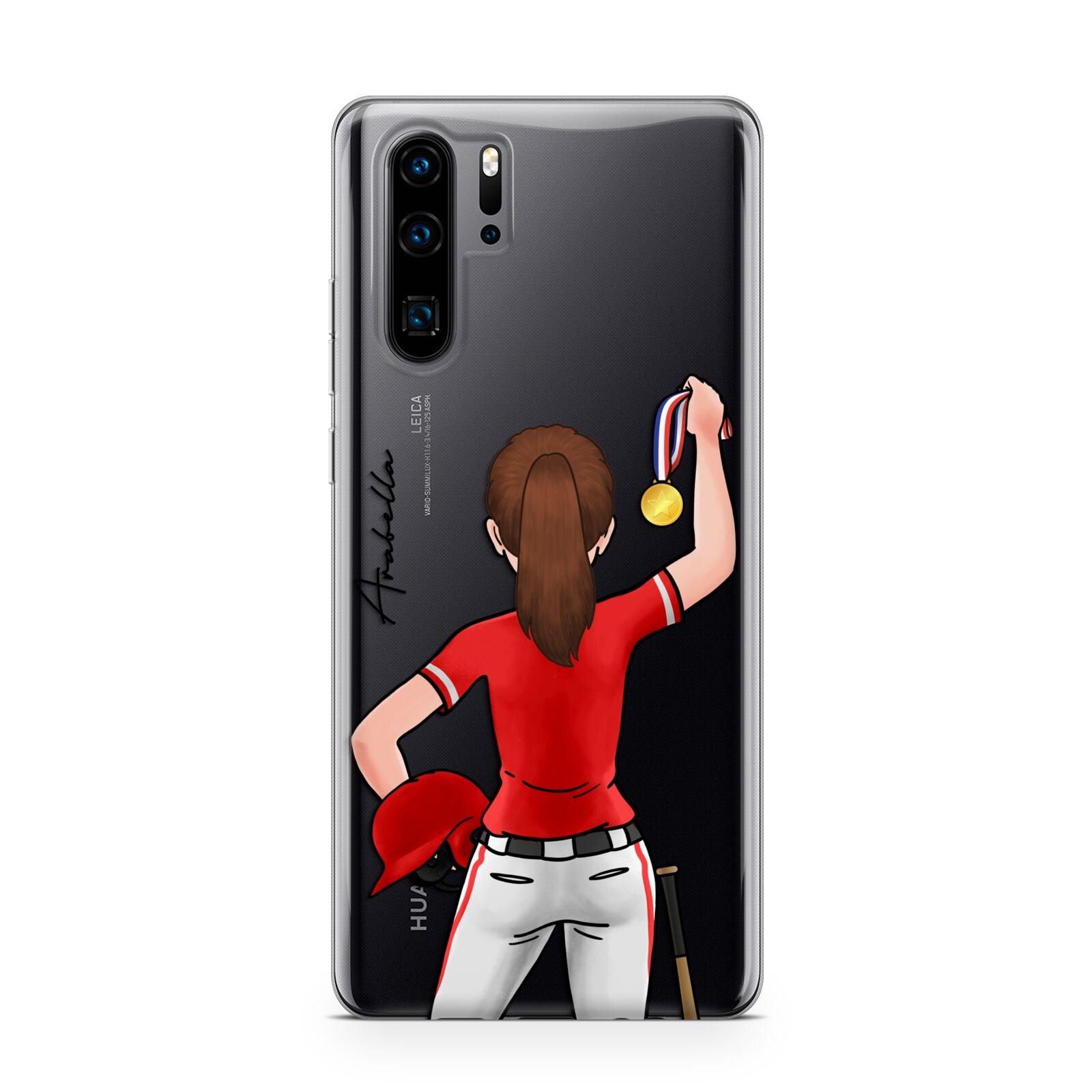 Sports Girl Personalised Huawei P30 Pro Phone Case