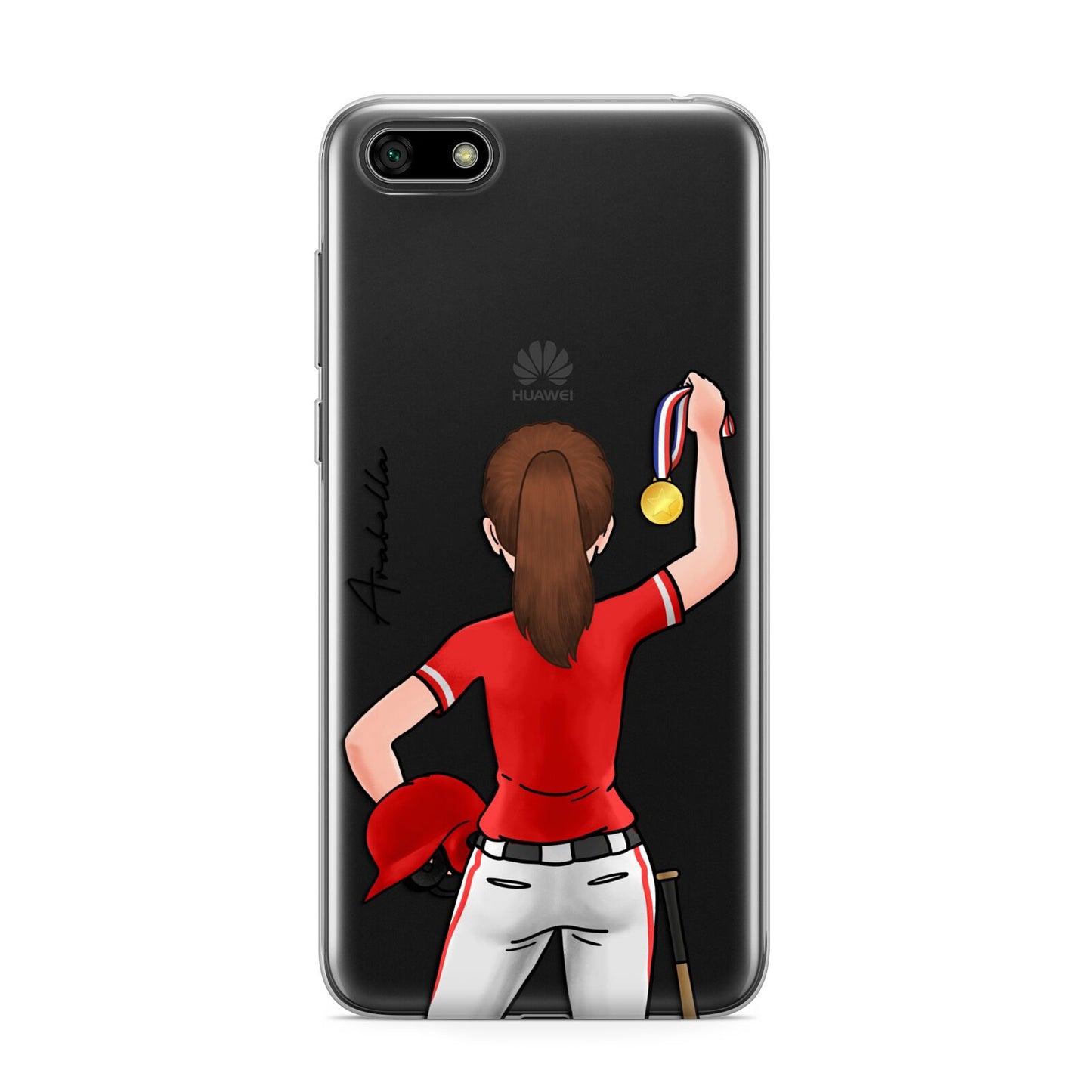 Sports Girl Personalised Huawei Y5 Prime 2018 Phone Case