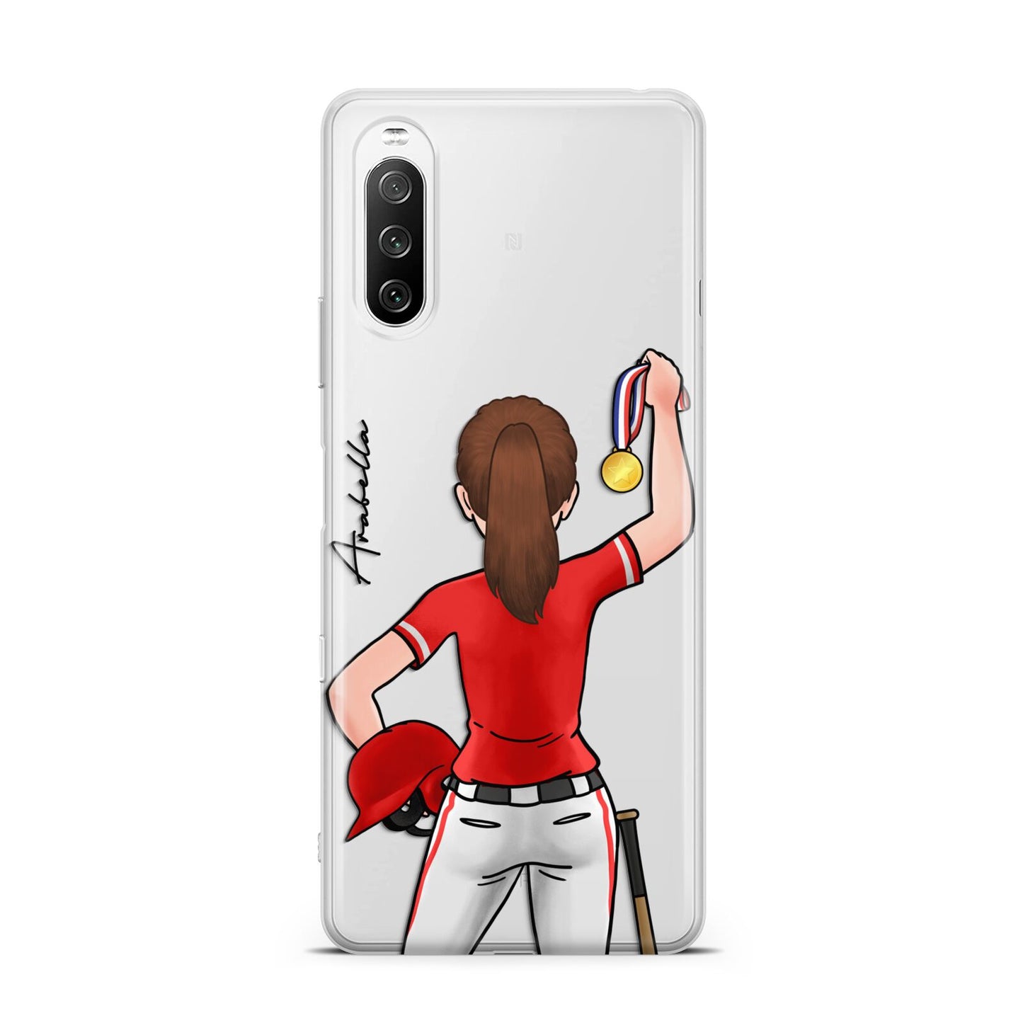 Sports Girl Personalised Sony Xperia 10 III Case