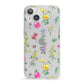 Sprigs Of Floral iPhone 13 Clear Bumper Case