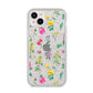 Sprigs Of Floral iPhone 14 Plus Glitter Tough Case Starlight