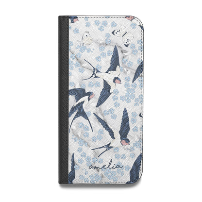Spring Birds Vegan Leather Flip Samsung Case