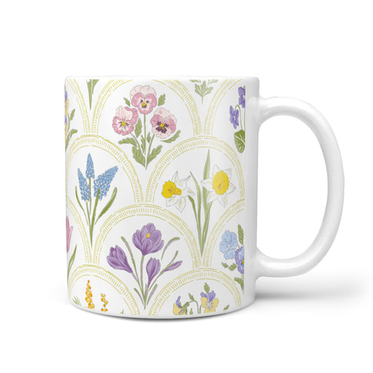 Spring Floral Pattern 10oz Mug