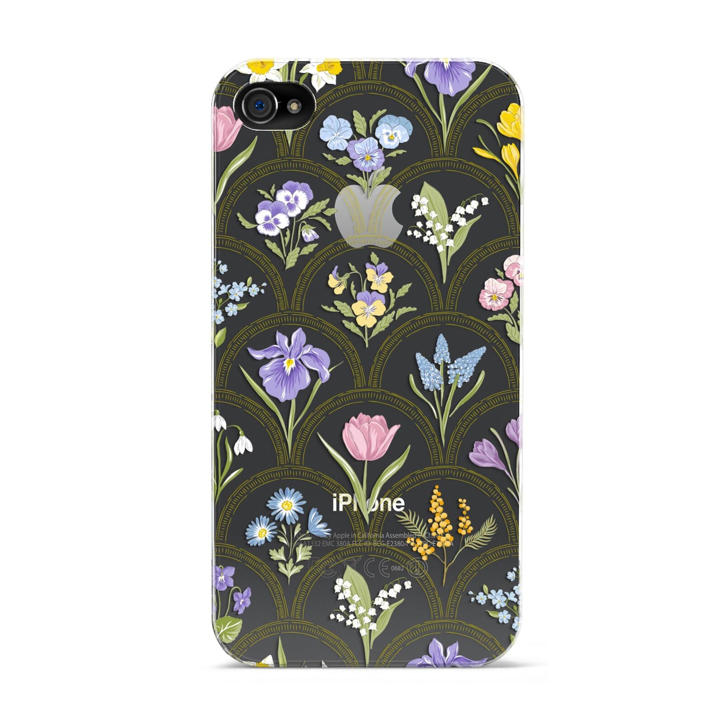 Spring Floral Pattern Apple iPhone 4s Case