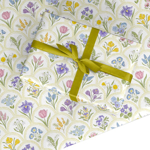 Spring Floral Pattern Wrapping Paper