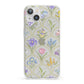 Spring Floral Pattern iPhone 13 Clear Bumper Case