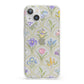 Spring Floral Pattern iPhone 13 Clear Bumper Case