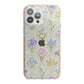 Spring Floral Pattern iPhone 13 Pro Max TPU Impact Case with Pink Edges