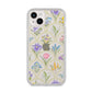Spring Floral Pattern iPhone 14 Plus Clear Tough Case Starlight