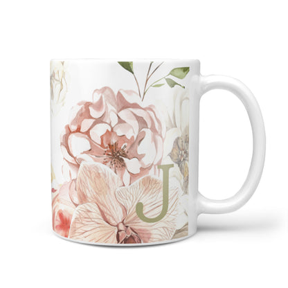 Spring Flowers Personalised Name 10oz Mug