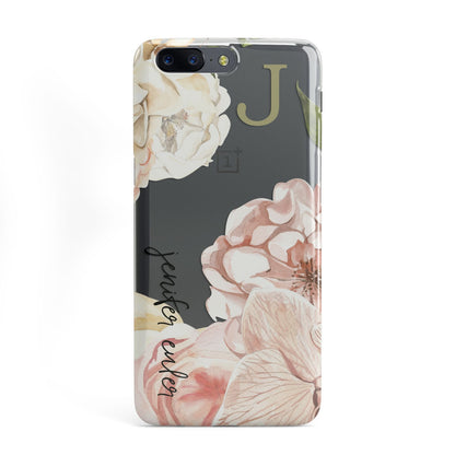 Spring Flowers Personalised Name OnePlus Case