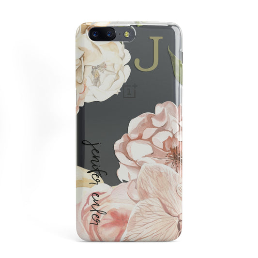 Spring Flowers Personalised Name OnePlus Case