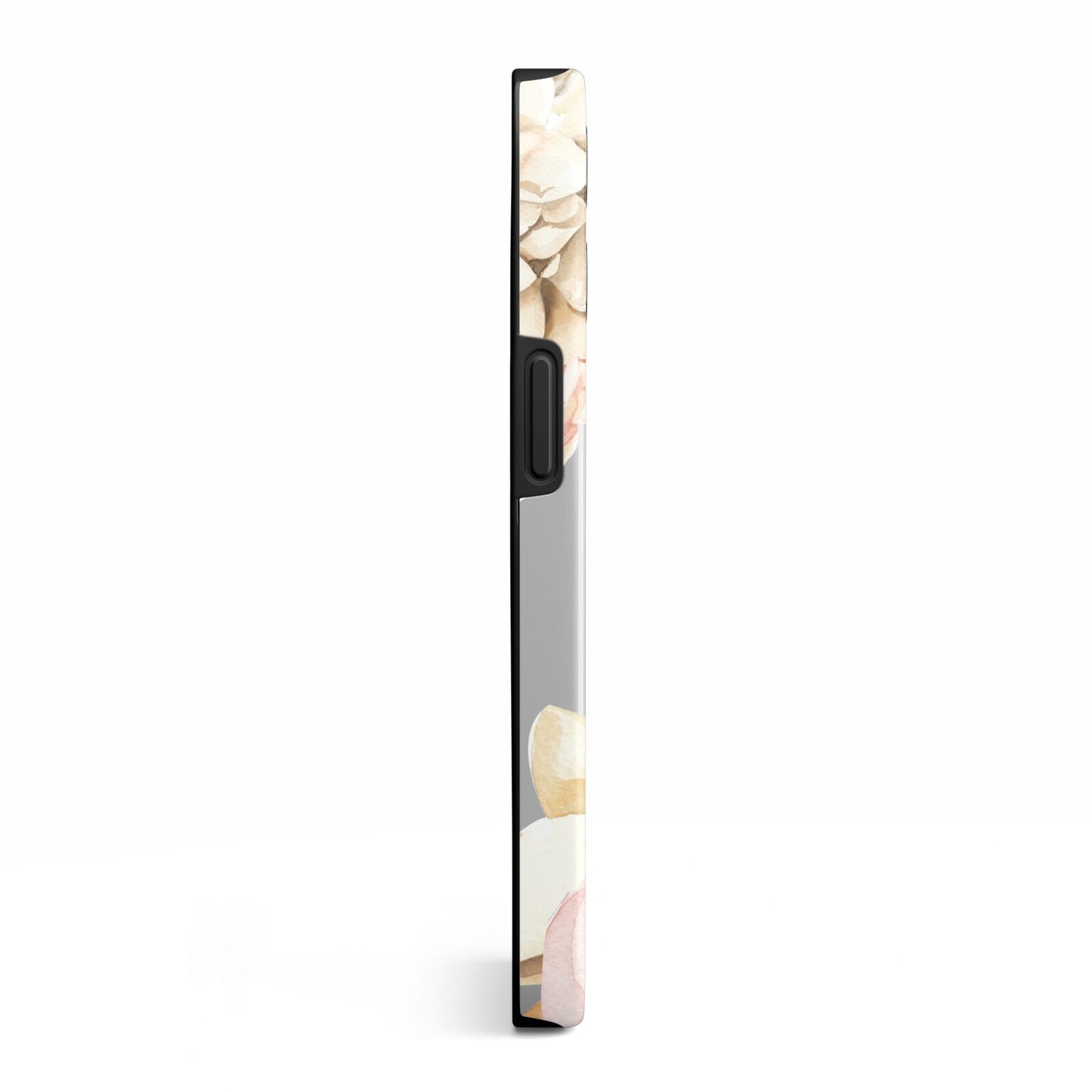 Spring Flowers Personalised Name iPhone 13 Pro Side Image 3D Tough Case