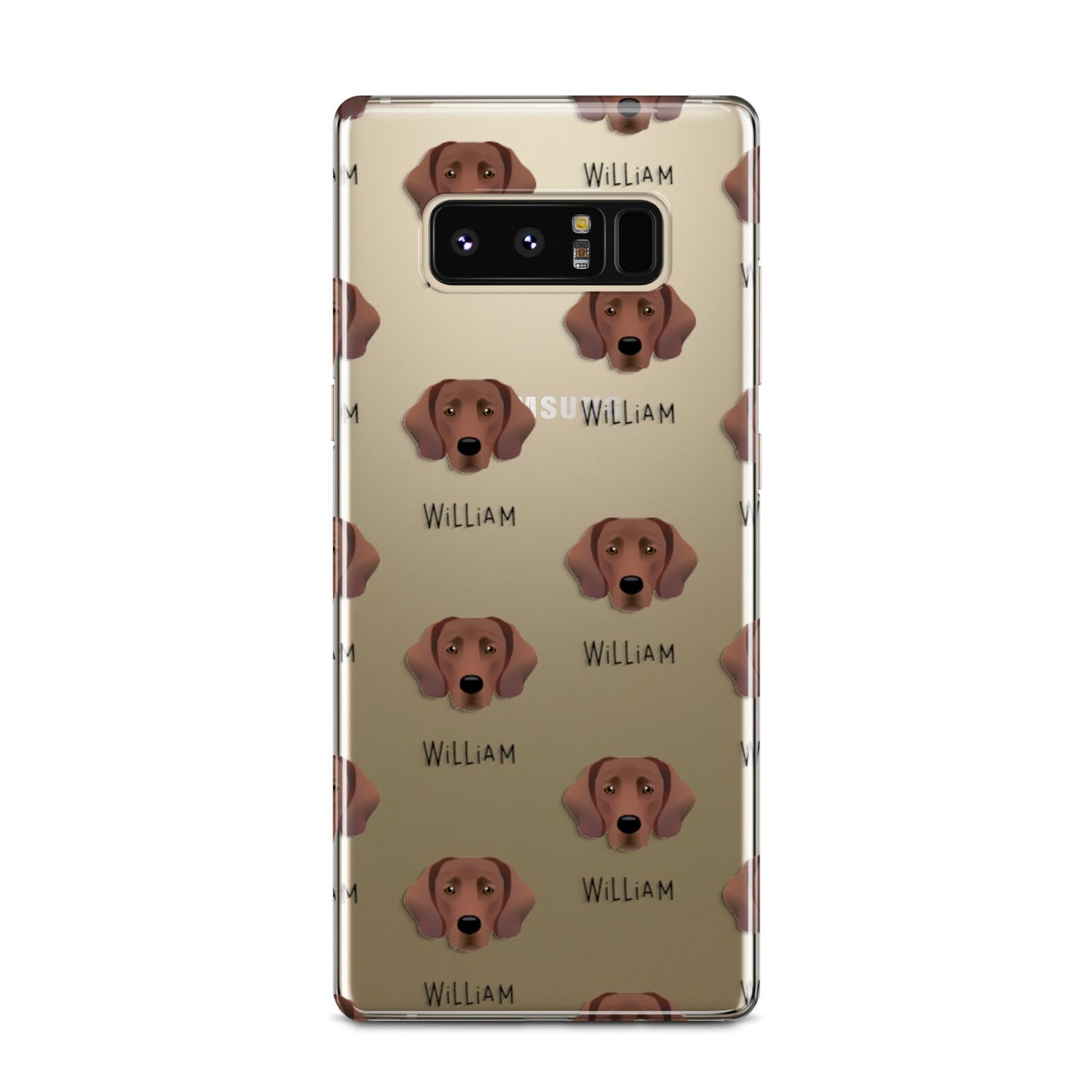 Springador Icon with Name Samsung Galaxy Note 8 Case