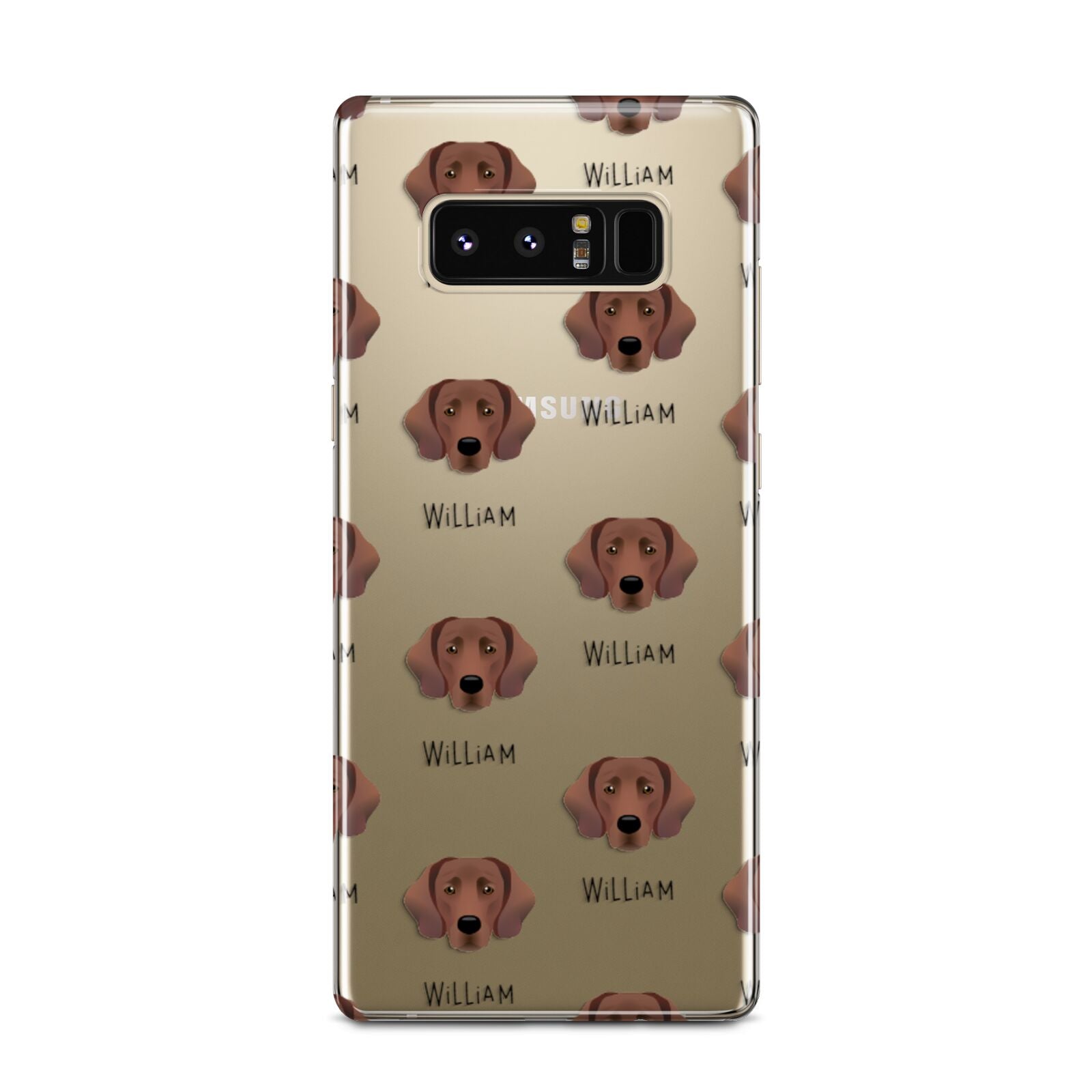 Springador Icon with Name Samsung Galaxy Note 8 Case