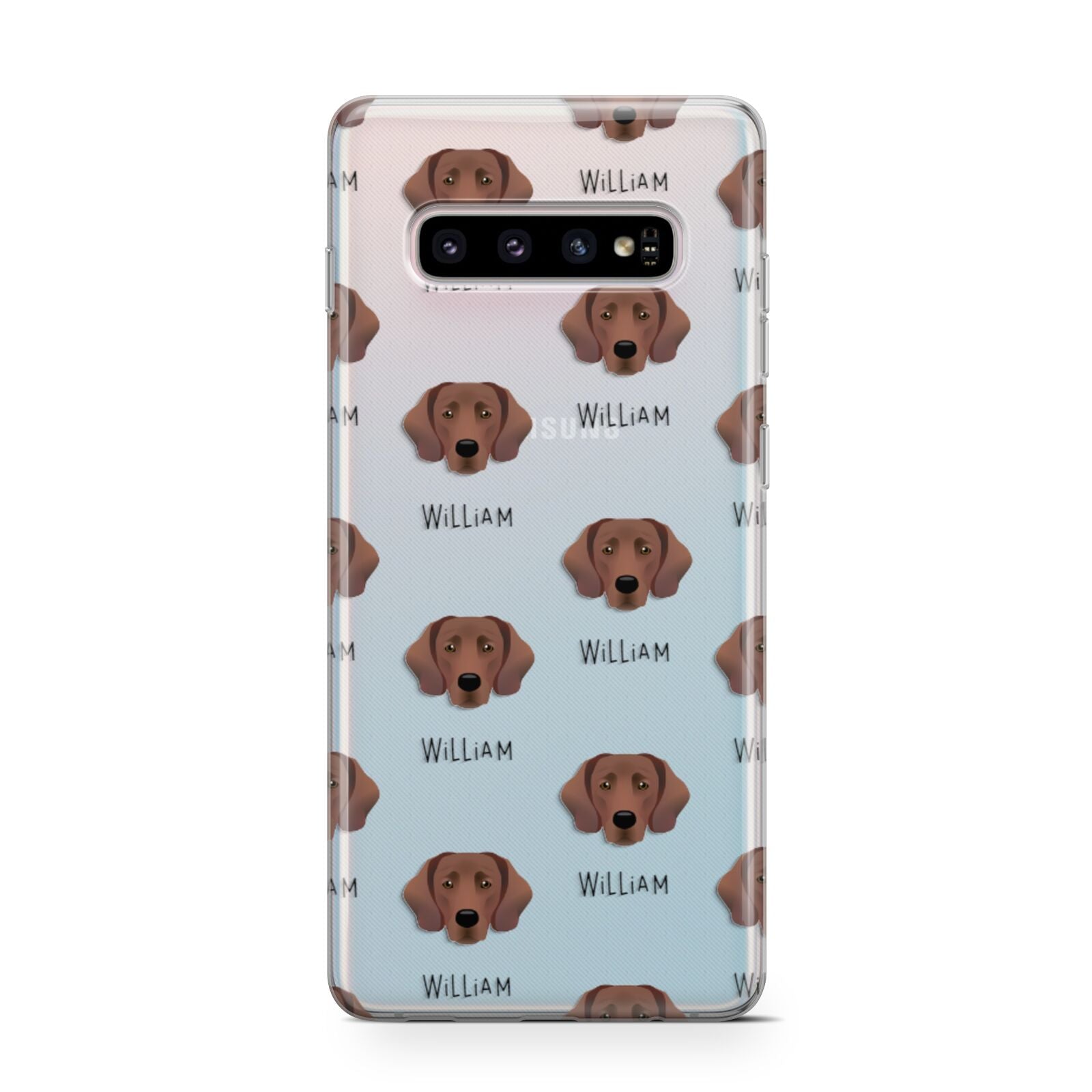 Springador Icon with Name Samsung Galaxy S10 Case