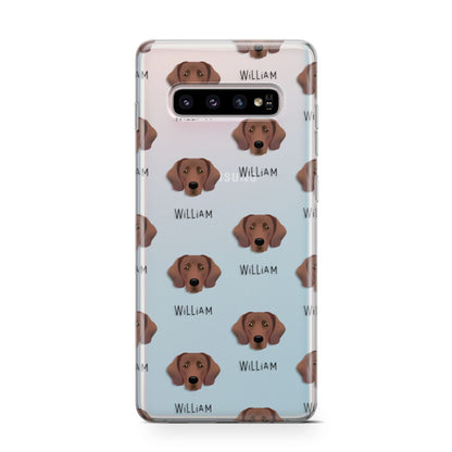 Springador Icon with Name Samsung Galaxy S10 Case