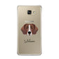 Springador Personalised Samsung Galaxy A9 2016 Case on gold phone