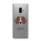 Springador Personalised Samsung Galaxy S9 Plus Case on Silver phone