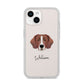 Springador Personalised iPhone 14 Clear Tough Case Starlight