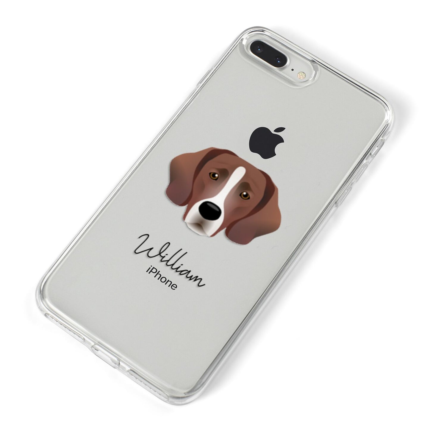 Springador Personalised iPhone 8 Plus Bumper Case on Silver iPhone Alternative Image