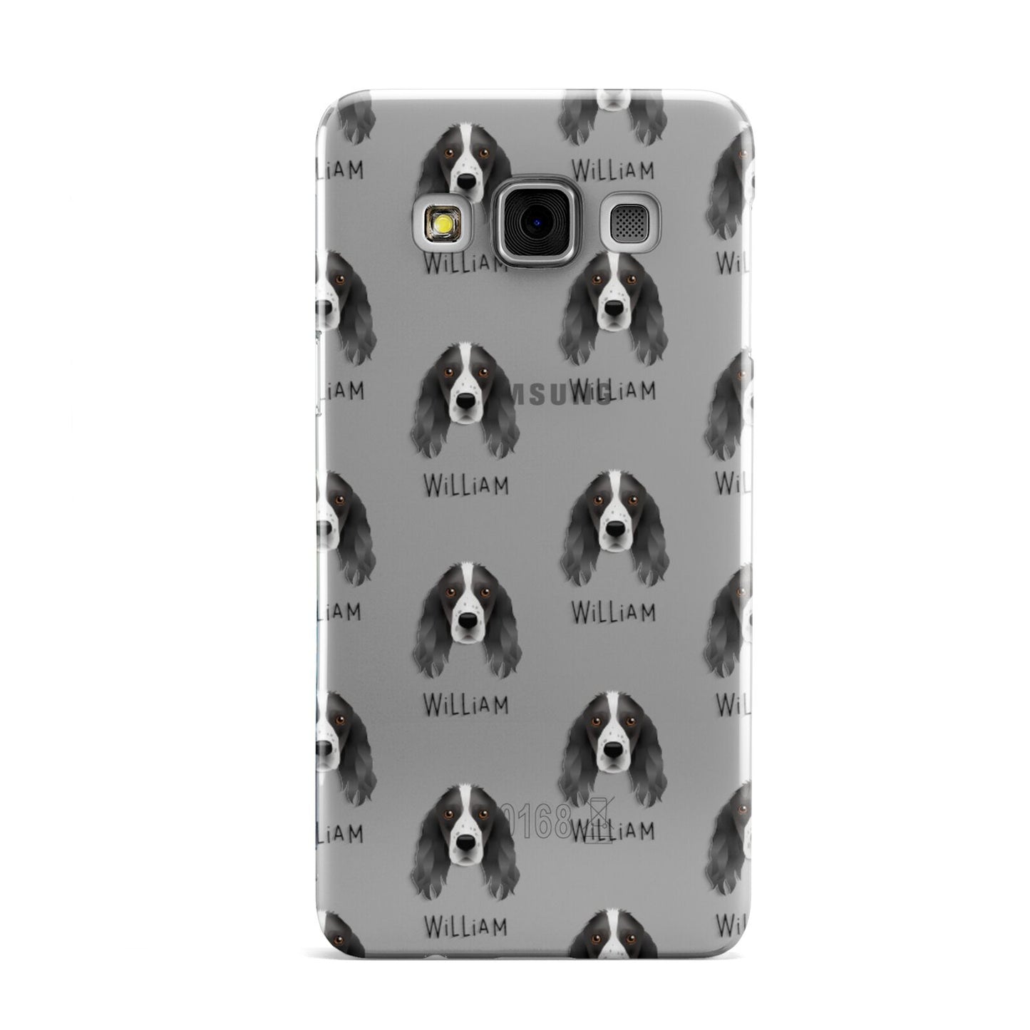 Springer Spaniel Icon with Name Samsung Galaxy A3 Case