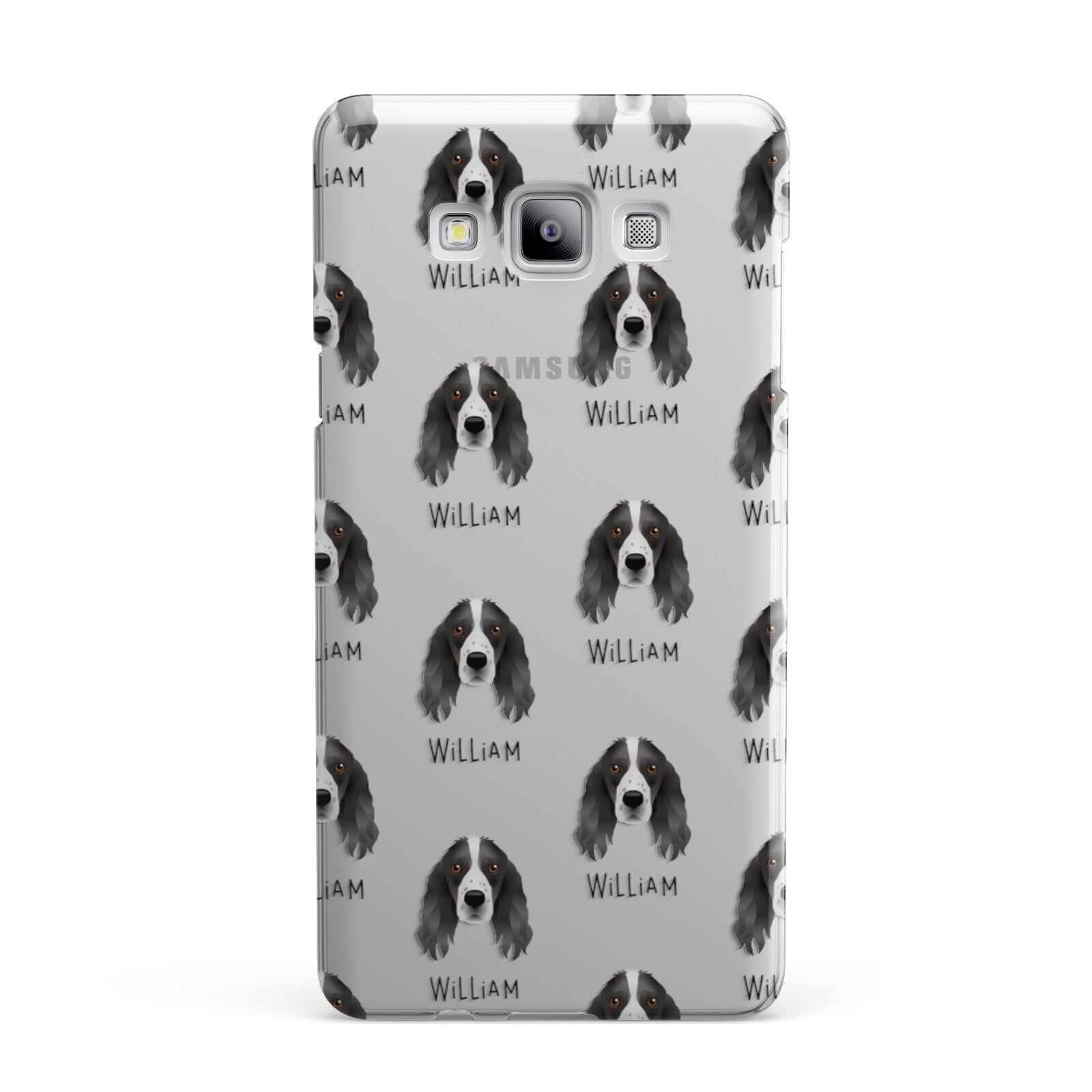 Springer Spaniel Icon with Name Samsung Galaxy A7 2015 Case