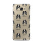 Springer Spaniel Icon with Name Samsung Galaxy A7 2016 Case on gold phone