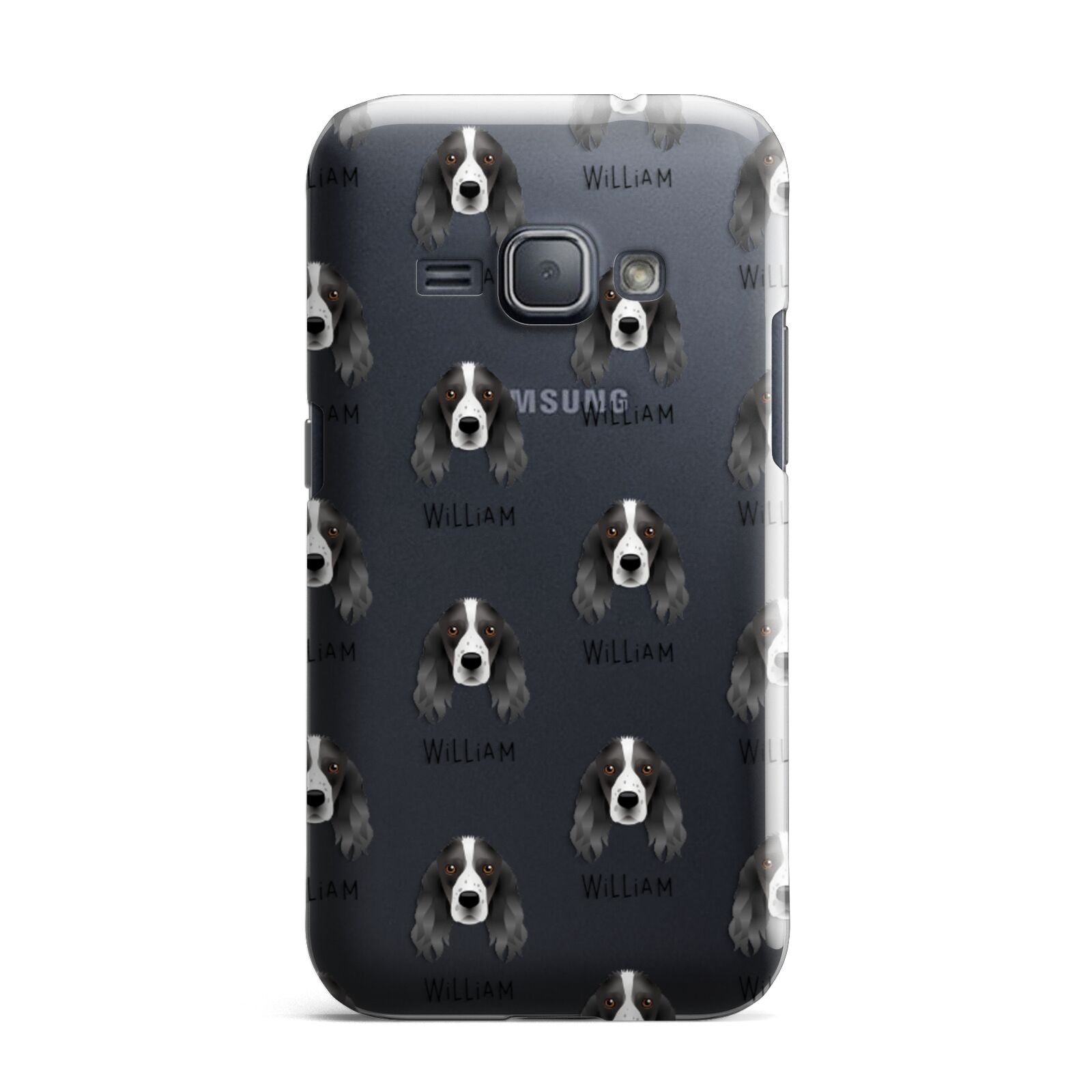 Springer Spaniel Icon with Name Samsung Galaxy J1 2016 Case