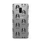 Springer Spaniel Icon with Name Samsung Galaxy S9 Plus Case on Silver phone