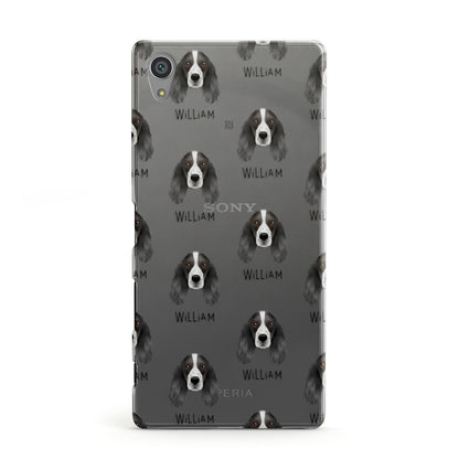 Springer Spaniel Icon with Name Sony Xperia Case