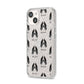 Springer Spaniel Icon with Name iPhone 14 Glitter Tough Case Starlight Angled Image