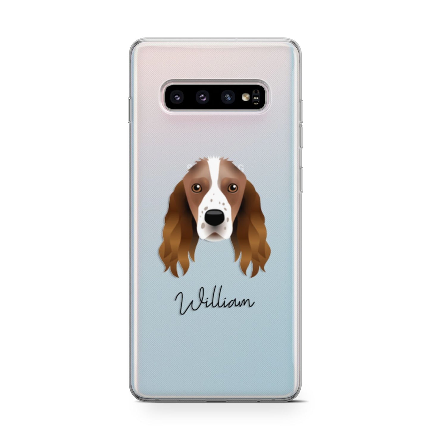 Springer Spaniel Personalised Samsung Galaxy S10 Case