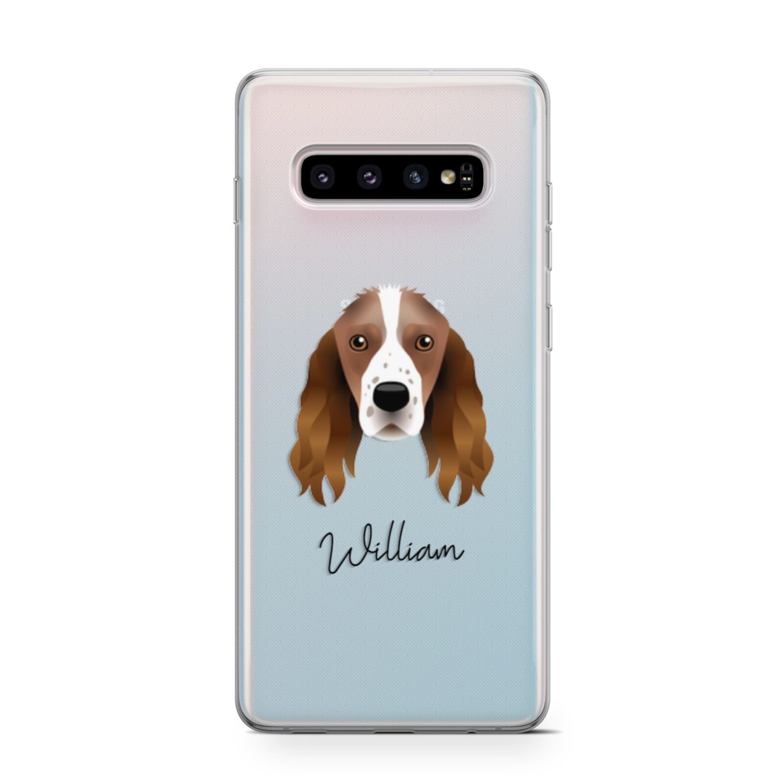 Springer Spaniel Personalised Samsung Galaxy S10 Case