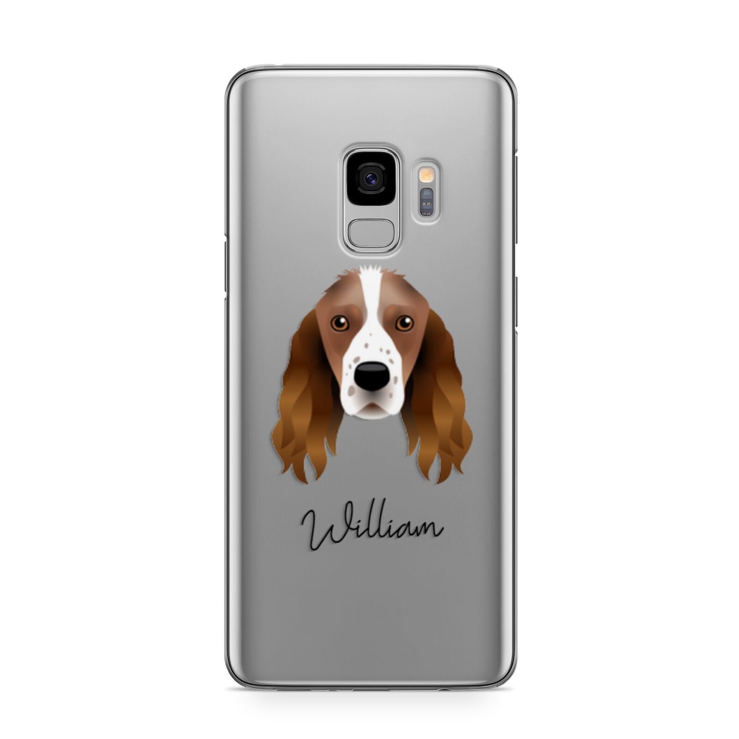 Springer Spaniel Personalised Samsung Galaxy S9 Case