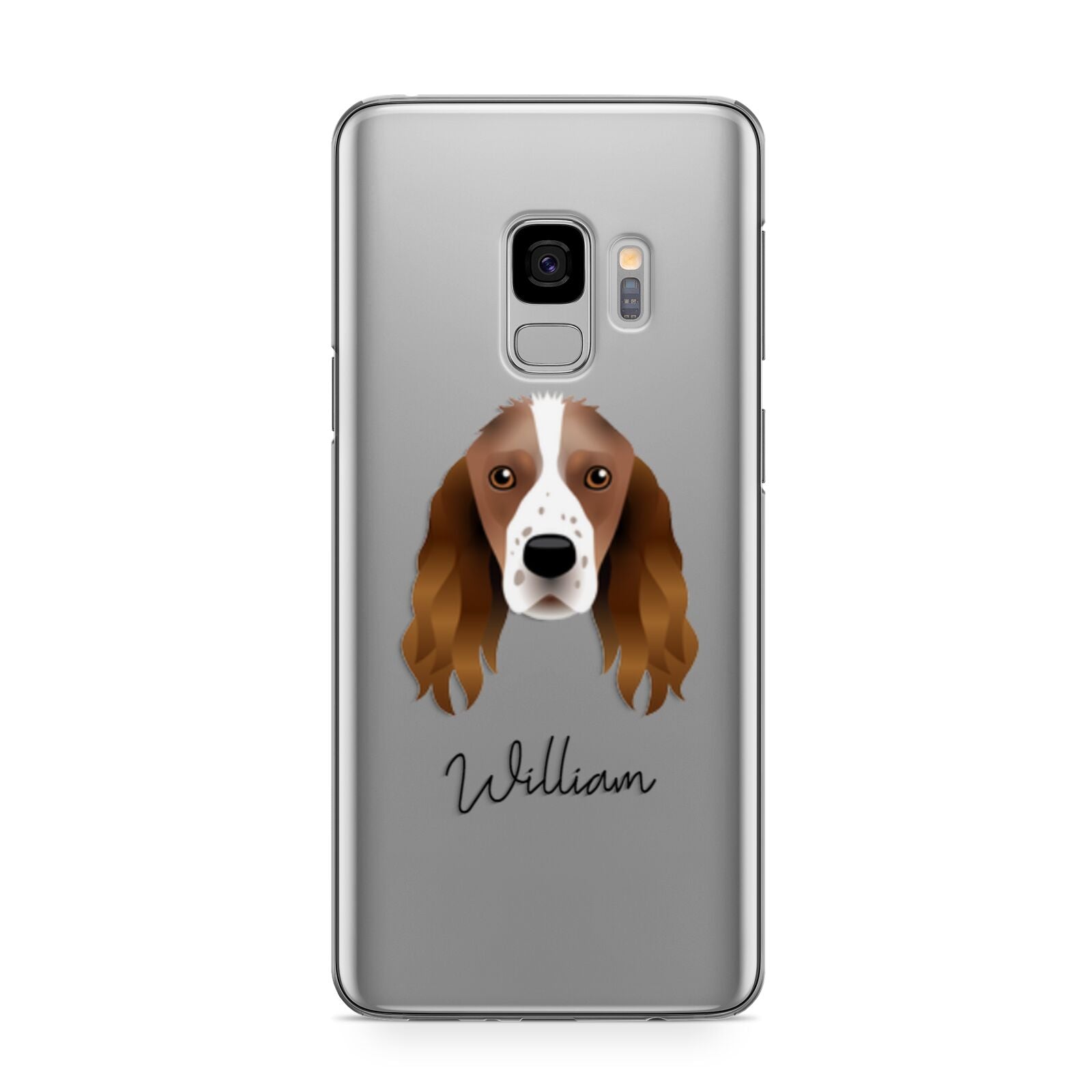 Springer Spaniel Personalised Samsung Galaxy S9 Case
