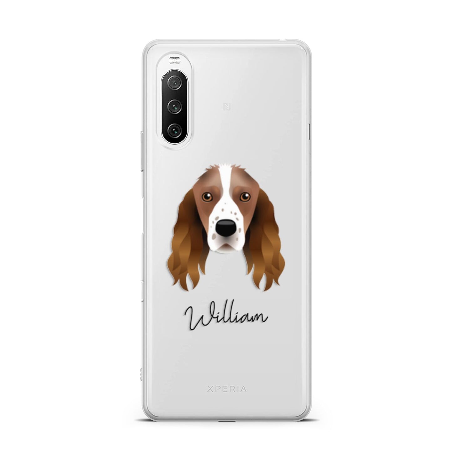 Springer Spaniel Personalised Sony Xperia 10 III Case