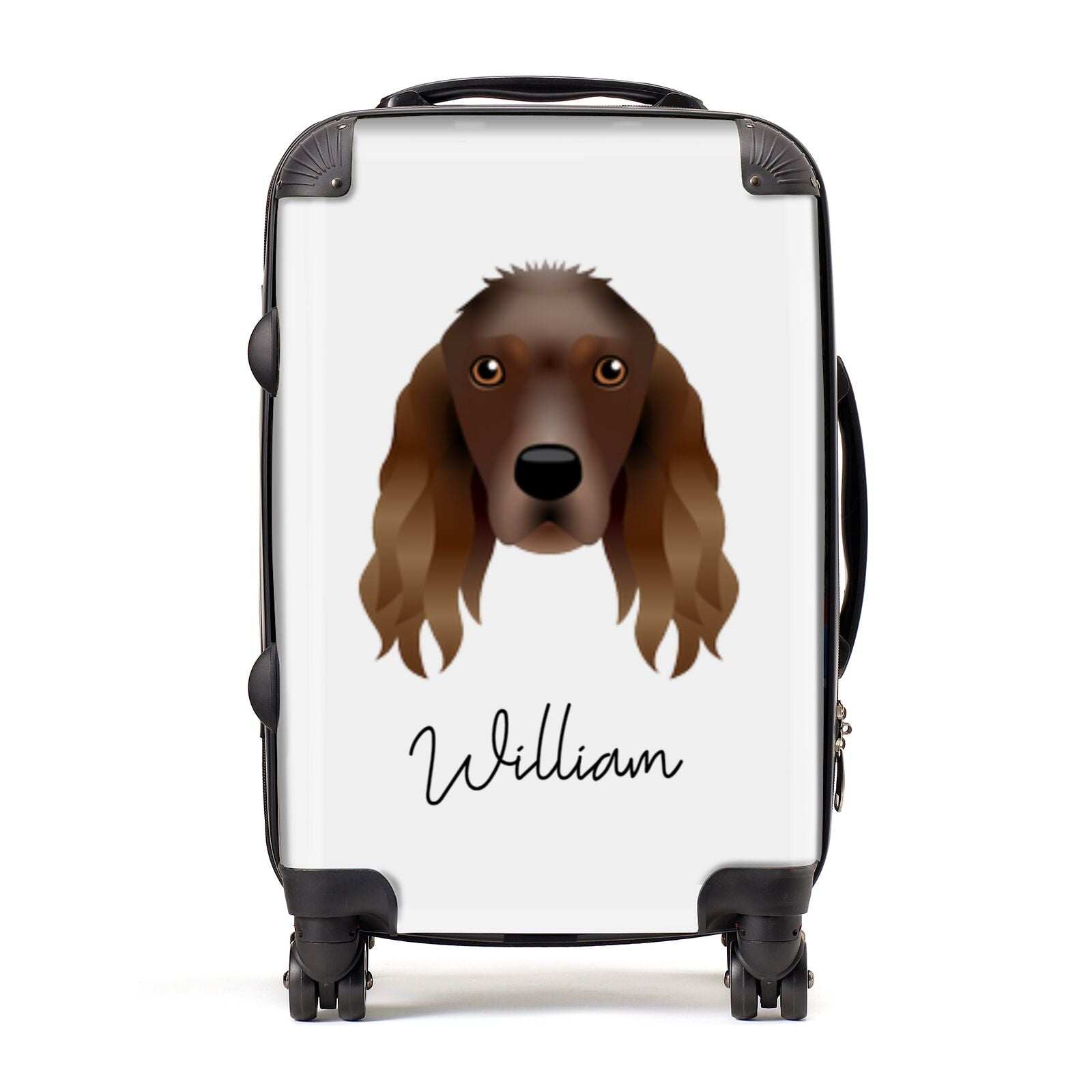 Springer Spaniel Personalised Suitcase