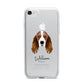Springer Spaniel Personalised iPhone 7 Bumper Case on Silver iPhone