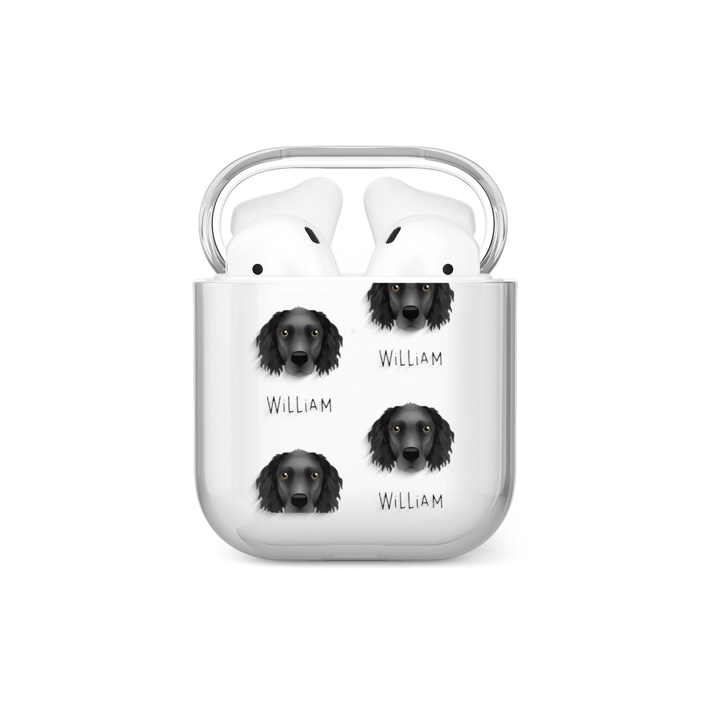 Sprocker Icon with Name AirPods Case