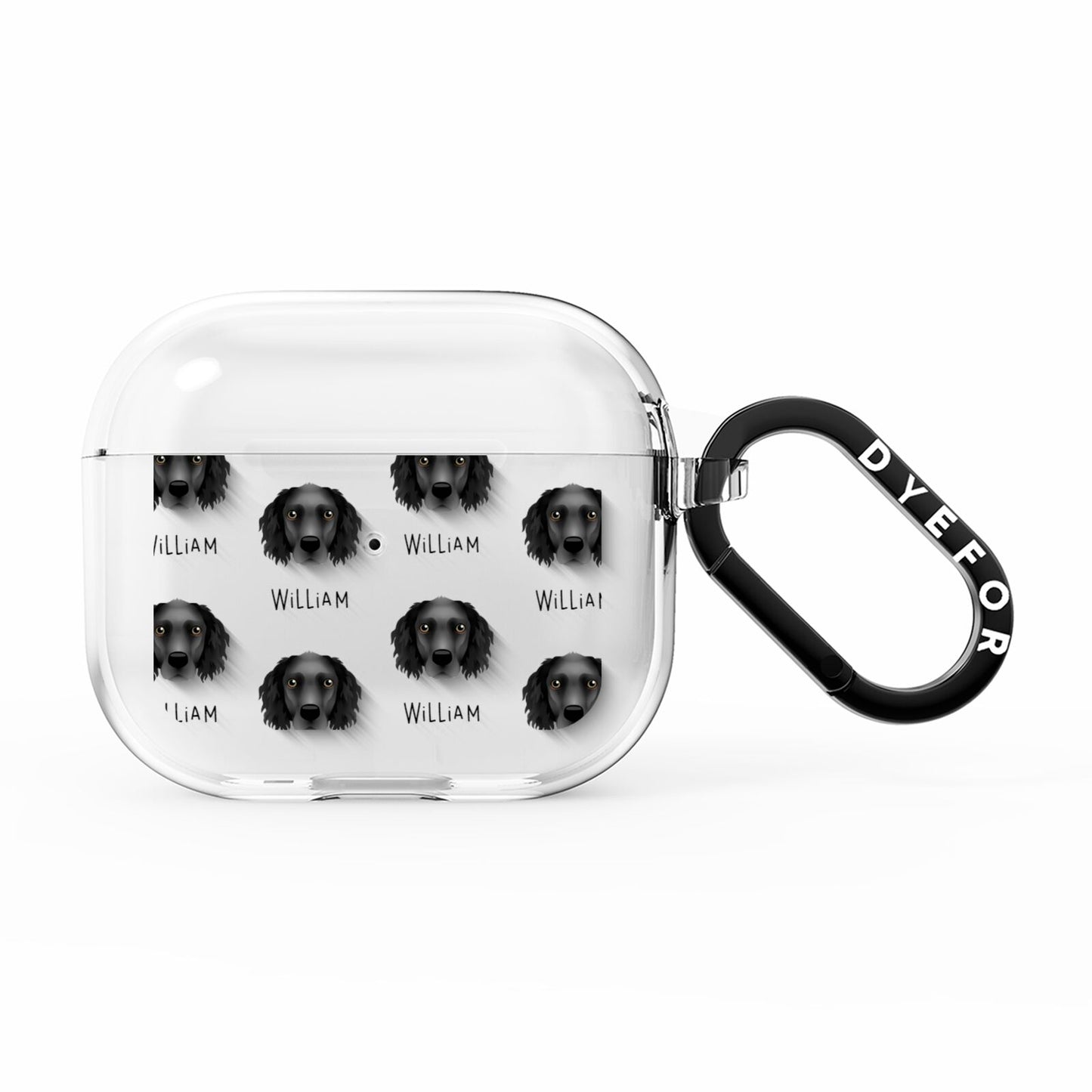 Sprocker Icon with Name AirPods Clear Case 3rd Gen