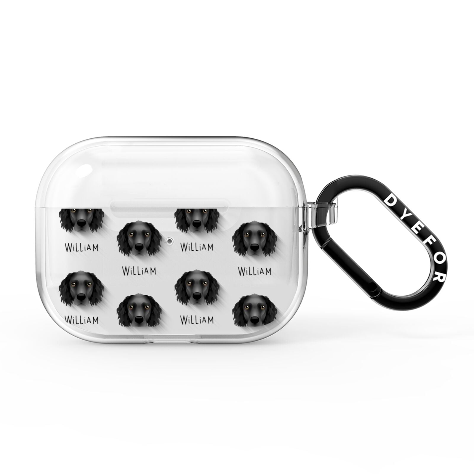 Sprocker Icon with Name AirPods Pro Clear Case