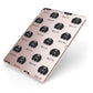 Sprocker Icon with Name Apple iPad Case on Rose Gold iPad Side View
