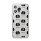 Sprocker Icon with Name iPhone 14 Pro Max Clear Tough Case Silver