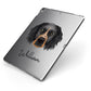 Sprocker Personalised Apple iPad Case on Grey iPad Side View