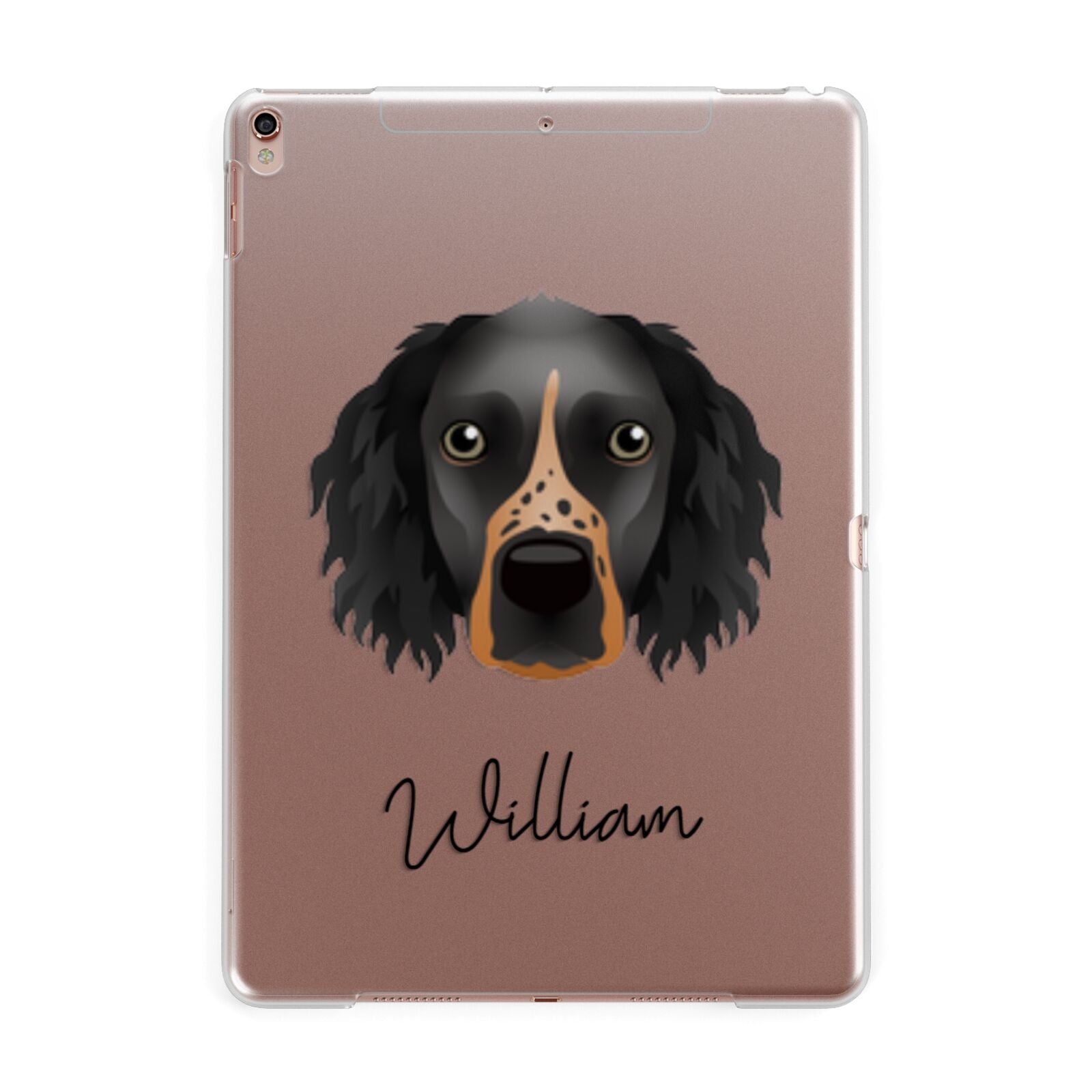 Sprocker Personalised Apple iPad Rose Gold Case