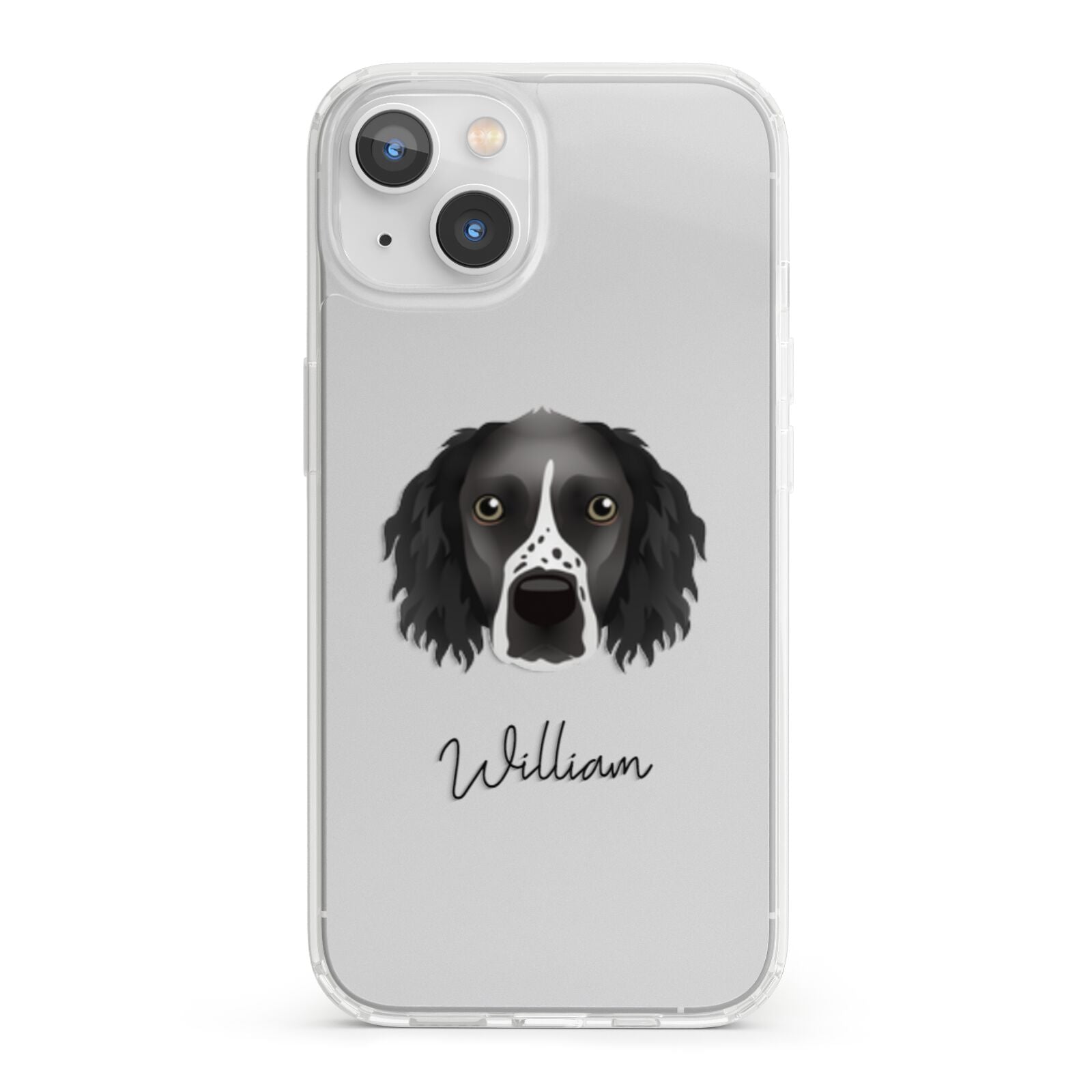 Sprocker Personalised iPhone 13 Clear Bumper Case