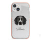 Sprocker Personalised iPhone 13 Mini TPU Impact Case with Pink Edges